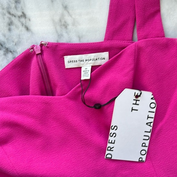 Dress The Population Pink/Fushsia Nicole Dress | Medium - Picture 5 of 5